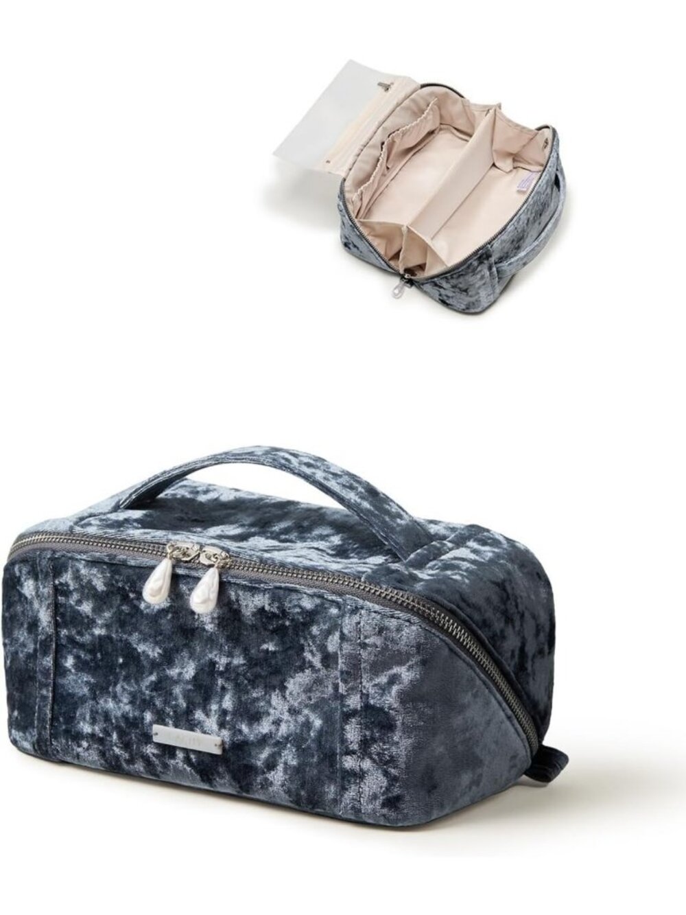 Large Capacity Waterproof Makeup Bag - Portable Toiletry Organizer for Travel
